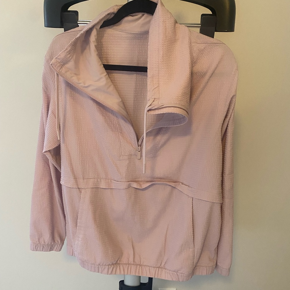 Lululemon Athletica Light Pink Half-Zip Jacket